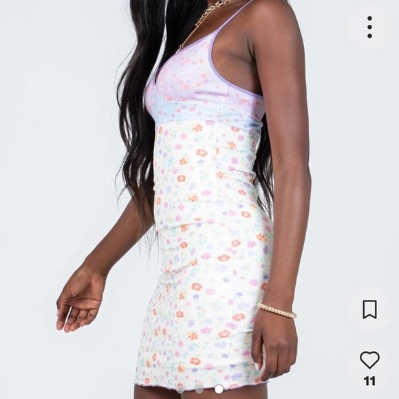 Princess Polly Adelaide Floral Colorful Mini Dress Ladies US 2 NWT - Picture 2 of 6